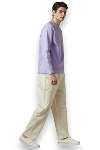 EDUARDO Men's Tapered Fit Banding Cotton Comfort Drawstring Pants.