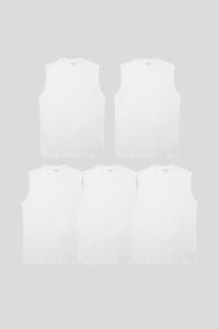 Men’s Normal Regular-Fit Layering Tank Top – Easy Multipack