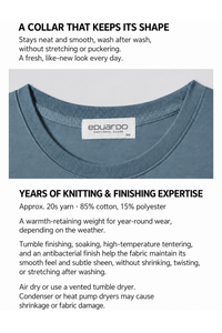 Classic fabric composition, collar construction and care