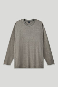 Men’s Oversized Pigment-Dyed Long-Sleeve T-Shirt
