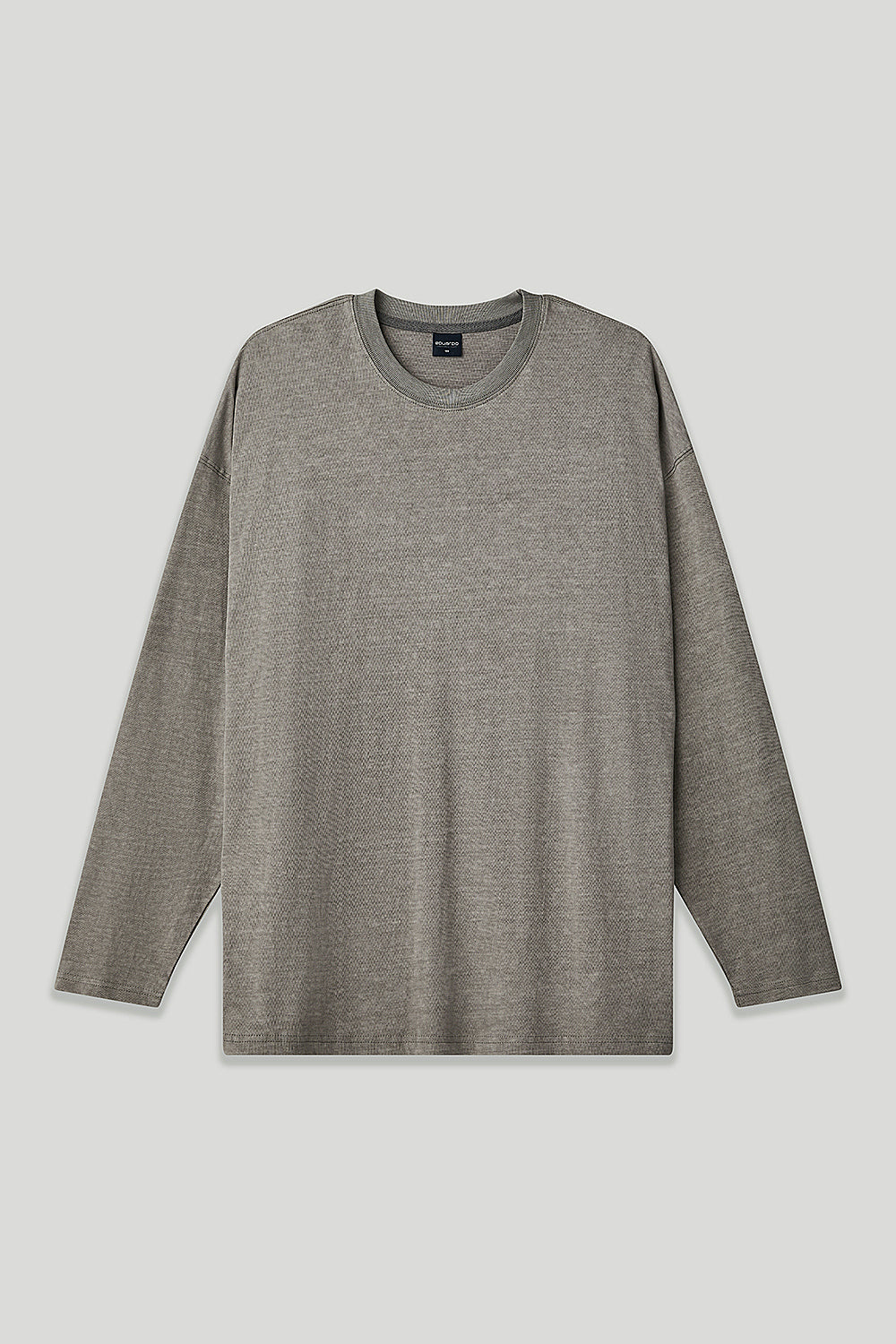 Men’s Oversized Pigment-Dyed Long-Sleeve T-Shirt