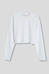 EDUARDO Casual Mid Weight Women's Long Sleeve Crop Top Shirts.