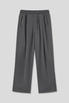 EDUARDO Men's Drawstring Elastic Waisted Wide Leg Trouser with Pockets.