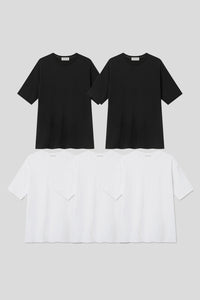 Men’s Relax Semi-Oversized Short-Sleeve T-Shirt – Easy Multipack
