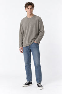 Men’s Oversized Pigment-Dyed Long-Sleeve T-Shirt