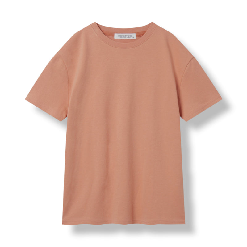 EDUARDO Children Unisex Short-Sleeve T-Shirt Semi Over Relaxed Fit Boys and Girls. (Cool Cotton Modal Blend)