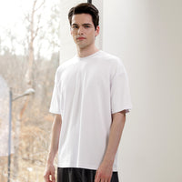 Luxe Comfort, Cotton Modal Blend Anyone Over Fit Short Sleeve T-Shirt First Collection
