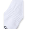 EDUARDO 5 Pairs Cushion Casual Crew White Mid-Calf Sock for Men and Women Multipack.