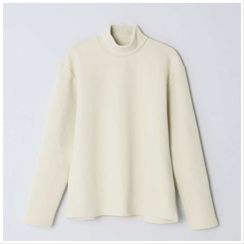 EDUARDO Men Turtleneck Premium Cotton Blend Heavyweight Long Sleeve Semi Over T-Shirt Pullover.