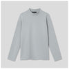 Women's Semi-Over Heavyweight Cotton Long Sleeve Mock Neck Top.