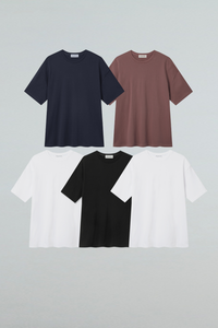 Luxe Comfort, Cotton Modal Blend Anyone Over Fit Short Sleeve T-Shirt First Collection