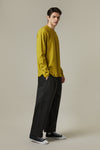 EDUARDO Cotton Drawstring Wide Fit Cropped Casual Pants for Men and Women.