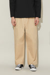 EDUARDO Cotton Drawstring Wide Fit Cropped Casual Pants for Men and Women.