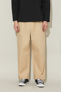 EDUARDO Cotton Drawstring Wide Fit Cropped Casual Pants for Men and Women.