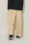 EDUARDO Cotton Drawstring Wide Fit Cropped Casual Pants for Men and Women.