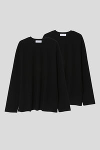 Men’s Relax Semi-Oversized Long-Sleeve T-Shirt – Classic Multipack