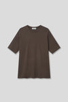 EDUARDO Men's Basic Short-Sleeve T-Shirt Semi Over Relaxed Fit Crew Neck Tee. (Cool Cotton Modal Blend)