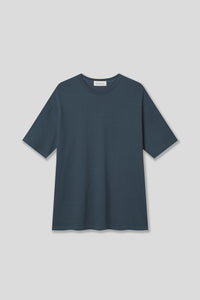 EDUARDO Men's Basic Short-Sleeve T-Shirt Semi Over Relaxed Fit Crew Neck Tee. (Cool Cotton Modal Blend)