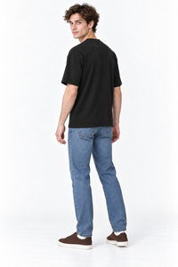 Men’s Relax Semi-Oversized Cropped Short-Sleeve T-Shirt – Classic Multipack
