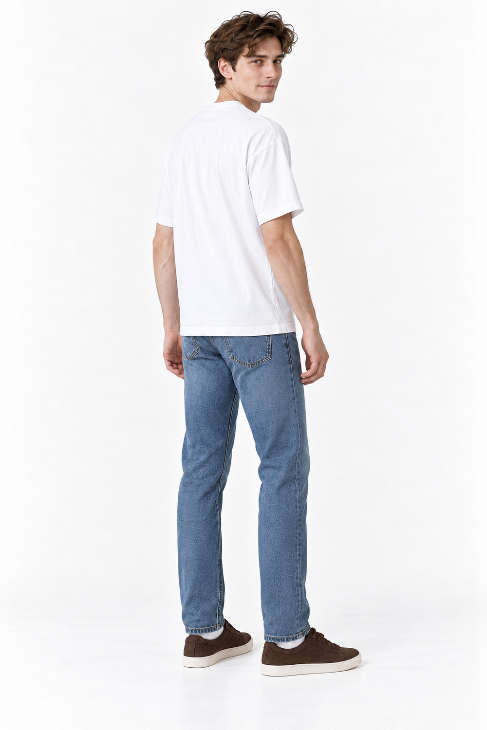 Men’s Relax Semi-Oversized Cropped Short-Sleeve T-Shirt – Classic Multipack