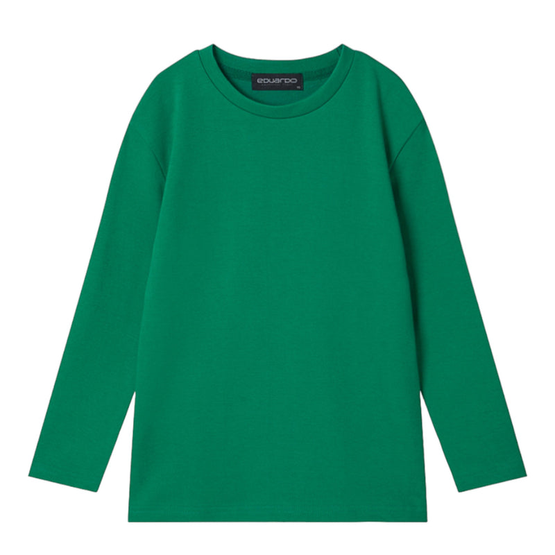 EDUARDO Youth Relaxed Semi-Over Fit Long Sleeve T-Shirt.