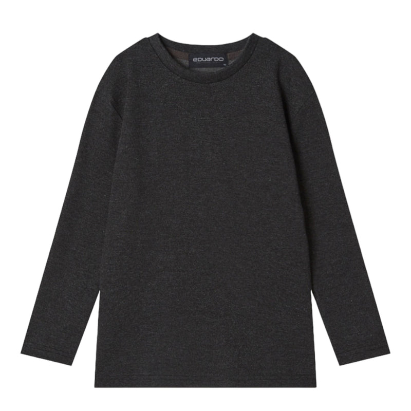 EDUARDO Youth Relaxed Semi-Over Fit Long Sleeve T-Shirt.