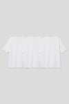 EDUARDO Men's Anyone-over fit short-sleeved t-shirt multipack 3 pcs [White]