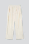 EDUARDO Women's Drawstring Elastic Waisted Wide Leg Trouser with Pockets.