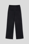 EDUARDO Women's Drawstring Elastic Waisted Wide Leg Trouser with Pockets.