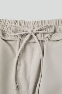 EDUARDO Women's Drawstring Elastic Waisted Wide Leg Trouser with Pockets.