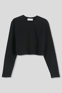 Women’s Normal Regular-Fit Cropped Long-Sleeve T-Shirt – Classic Multipack
