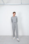 EDUARDO Women High-Density Classic Semi-Wide Sweatpants, Pocket.