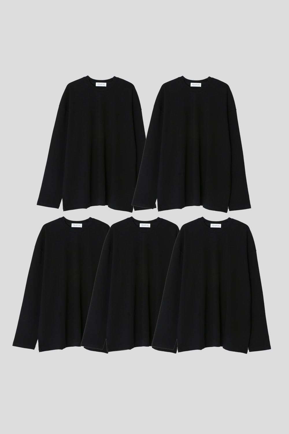Men’s Anyone Oversized Long-Sleeve T-Shirt – Classic Multipack