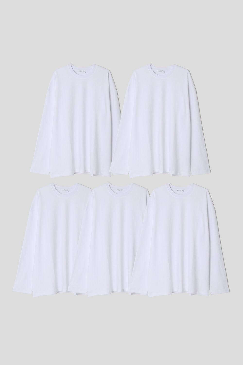 Men’s Anyone Oversized Long-Sleeve T-Shirt – Classic Multipack