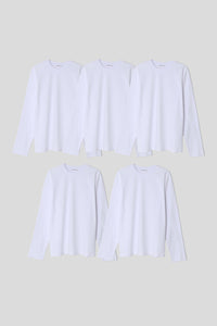 Women’s Normal Regular-Fit Long-Sleeve T-Shirt – Classic Multipack