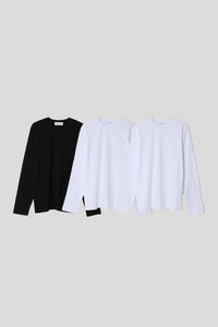 Women’s Normal Regular-Fit Long-Sleeve T-Shirt – Classic Multipack