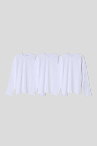 Women’s Normal Regular-Fit Long-Sleeve T-Shirt – Classic Multipack