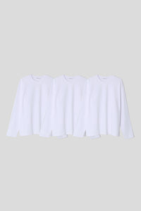 Women’s Relax Semi-Oversized Long-Sleeve T-Shirt – Classic Multipack