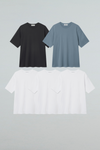 Luxe Comfort, Cotton Modal Blend Anyone Over Fit Short Sleeve T-Shirt Second Collection