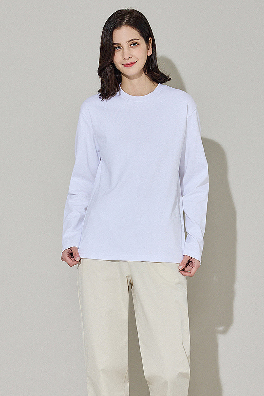 Women’s Normal Regular-Fit Long-Sleeve T-Shirt – Classic Multipack