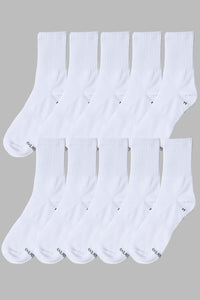 Unisex Heavyweight Crew Socks – 10-Pair Pack