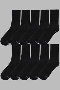 Unisex Heavyweight Crew Socks – 10-Pair Pack
