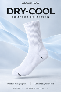 Unisex Dry-Cool Heavyweight Mid-Calf Socks – 10-Pair Pack