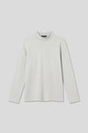 EDUARDO Men's Long Sleeve Semi-Over Fit Brushed Heavy Cotton Blend Mock Neck Top.