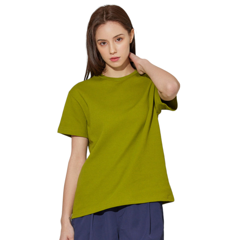 EDUARDO Women's Cotton Modal Blend, Normal Fit Short Sleeves Crew T-Shirt.