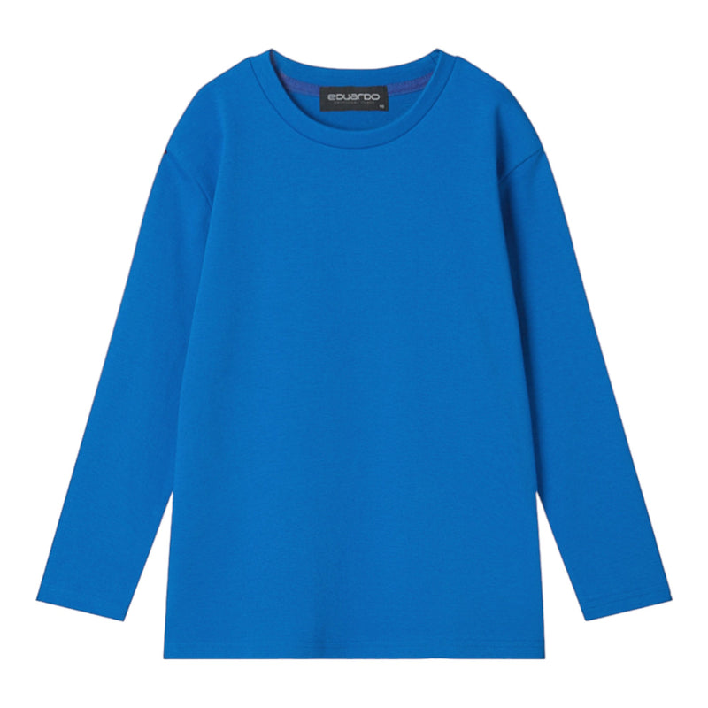 EDUARDO Youth Long-Sleeve T-Shirt Semi Over Relaxed Fit Boys and Girls.