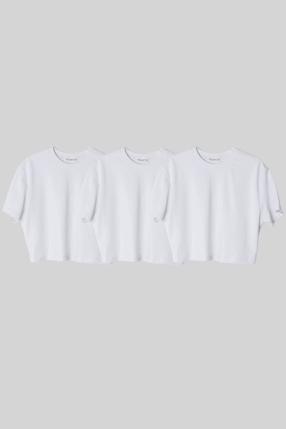 Women’s Normal Regular-Fit Cropped Short-Sleeve T-Shirt – Easy Multipack
