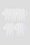 EDUARDO Women's Normal Fit  Cotton Modal Blend Short Sleeve T-Shirt Easy Set, 5-pack.