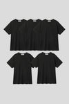 EDUARDO Women's Normal Fit  Cotton Modal Blend Short Sleeve T-Shirt Easy Set, 5-pack.