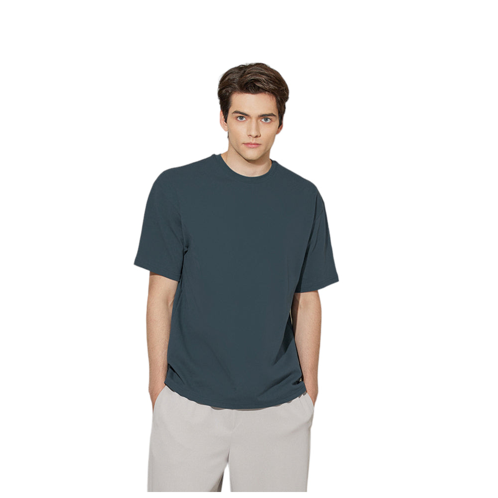 EDUARDO Men relaxed semi-overfit short-sleeved t-shirt